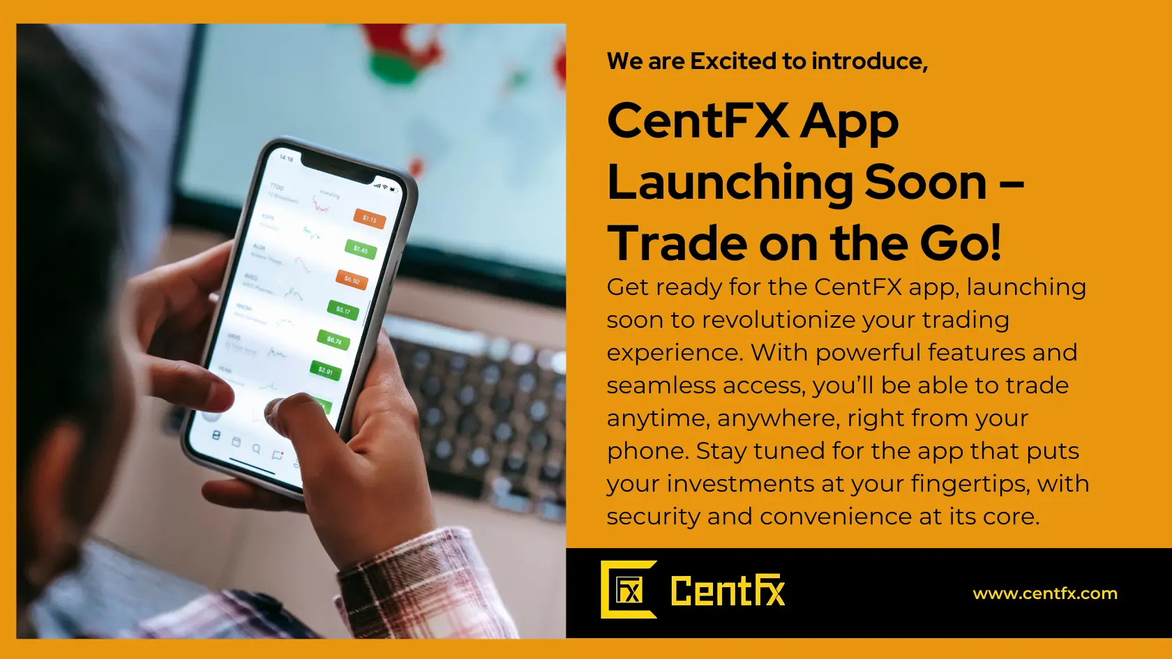 CentFX एप चाँडै सुरु हुँदैछ